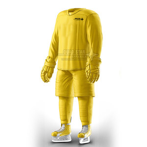 Maillot de hockey sur glace unisexe personnalisé de qualité supérieure, imprimé par transfert thermique, 100 % polyester, séchage rapide, idéal pour le quotidien - Product Image 3