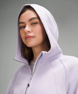 Sudadera con Capucha Corta de Invierno para Mujer con Logotipo Personalizado, Tejido de Rizo, Sudadera Holgada con Logotipo Frontal - Product Image 3