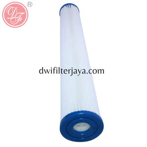 ไส้กรองน้ำแบบจีบโพลีเอสเตอร์ PE สีน้ำเงินขนาดใหญ่ - Product Image 4