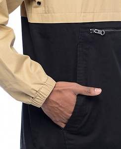 เสื้อแจ็คเก็ตกันลมผู้ชายแบบ OEM สกรีนโลโก้ได้  สำหรับกิจกรรมกลางแจ้ง ไซส์ใหญ่ กันน้ำ กันลม สำหรับฤดูร้อน พร้อมซิปปิด - Product Image 2