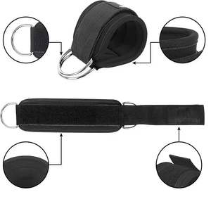 Accessoire de machine à câble avec sangle de cheville pour exercices fonctionnels des jambes (kickbacks, curls, abductions) pour adultes – Professionnel - Product Image 2