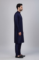 Setelan Kurta Pajama Sutra Dupion Anti Kusut untuk Pria Shahi Vastra, Cocok untuk Semua Musim, Pernikahan, dan Diwali |   Pakaian Etnis India |   Ukuran 36-50 |
