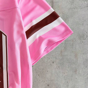 Fabricant de maillots de football américain personnalisés à col en V, unisexe, respirants, à séchage rapide, en mesh, vente en gros de vêtements de sport, fournisseur d'uniformes d'équipe - Product Image 4