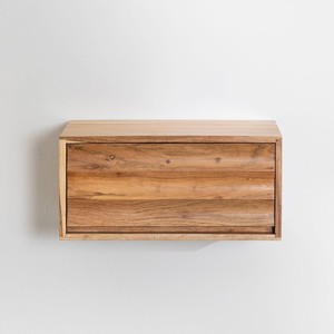 Mesita de noche flotante de madera de acacia Vandana Nova Stellar - Product Image 3