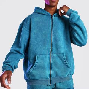 <b>Men's</b> 100% Cotton French Terry Custom Logo Design Hoodie Oversized Blank Vintage Acid Washed Hoodie <b>for</b> <b>Man</b> - Product Image 1