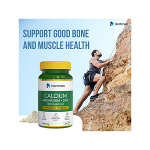 Comprimés végétaux Calcium Magnésium Zinc D3 K2, 60 unités, produit nutritionnel en vrac - Product Image 3