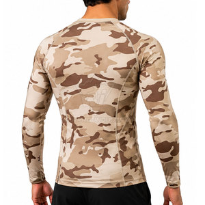 Active Performance Rash Guard for Men Long Sleeve <b>Compression</b> <b>Shirt</b> with Breathable Stretch Fabric for Sports Training - Product Image 5