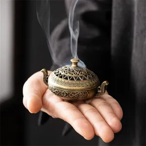 Luxury Arabic Religious Incense Burner <b>Bakhoor</b> Detailed Craftsmanship for <b>Oud</b> Chips Home Fragrance Eco-Friendly Natural Elegant - Product Image 3