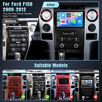 Mejor proveedor inalámbrico Android Auto Car Stereo Radio Player Apple Carplay pantalla 9 "Smart Screen Carplay para Ford F150 2009-2012
