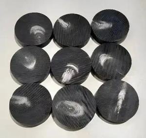 Botón a Presión de Cuerno de Búfalo Natural de Alta Calidad, Diseño Redondo Sin Agujero, del Principal Fabricante de Botones Negros de la India - Product Image 2