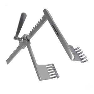 Retractor de huesos Instrumento quirúrgico ortopédico multifuncional con 6 puntas Distractor lumbar y de costillas manual para columna vertebral - Product Image 2