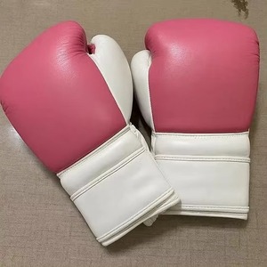 Gants de boxe en cuir de vachette cousus à la main, toutes tailles, logo personnalisé, prix de gros d'usine - Product Image 4