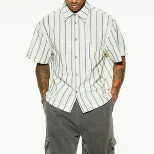 Custom DTG Printing Jumbo Graphic <b>Tshirt</b> Heavyweight Oversized Boxy Fit Tee Sun Faded Acid Washed T Shirt for Men - Product Image 5