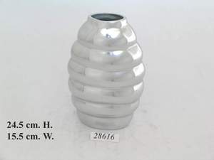 <b>Mirrored</b> polish hammer bottle shape Home Decor Metal Flower Pot Vase,metal hammer vase, <b>Mirrored</b> Floor vase - Product Image 1