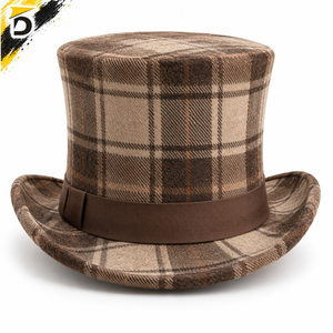 Chapeau haut de forme classique offrant un look raffiné, une expérience de port confortable et une construction de qualité pour les événements et célébrations formels - Product Image 5