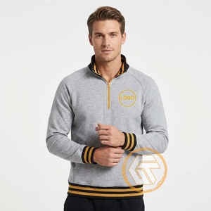 เสื้อกันหนาวปักลาย GREEK TREASURES Alpha Solid ผ้าฝ้ายฟลีซ 100% น้ำหนัก 500 กรัม ระบายอากาศได้ดี แห้งเร็ว สำหรับผู้ชาย ขายส่ง - Product Image 4