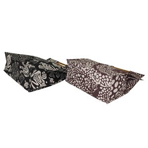 Bolsa de Lona de Algodón Natural al por Mayor con MOQ Bajo, Asa de Bambú, Impresión Completa, 10 Oz, Lona Laminada, Bolsa de Playa Reutilizable - Product Image 4