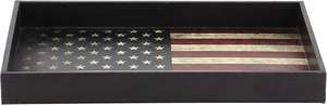 ถาดเสิร์ฟลายธงชาติแบบเป็นมิตรต่อสิ่งแวดล้อม ทำจากไม้เอ็มดีเอฟเคลือบแลคเกอร์ สำหรับงานเทศกาลอเมริกัน วันรำลึก และงานปาร์ตี้วันที่ 4 กรกฎาคม - Product Image 6