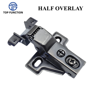 บานพับเฟอร์นิเจอร์อะลูมิเนียมแบบปิดนุ่มนวล TOP FUNCTION แบบฝังเต็ม 180 องศา สำหรับบานตู้ครัว - Product Image 3