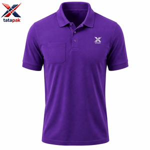 T-shirt formel de haute qualité pour homme, en velours côtelé respirant anti-plis 220g, personnalisable avec broderie et impression, idéal pour l'été, ODM - Product Image 1