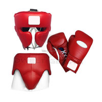 Ensemble d'entraînement de boxe et de kickboxing DWELT GEARS, gants de frappe, entraînement en salle de sport, cuir PU, protection sportive personnalisable