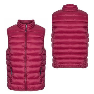 Gilet matelassé court léger et pliable pour femme, coupe ajustée, en duvet, vente en gros - Product Image 4