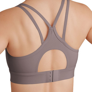 Sujetador deportivo de sublimación personalizado al por mayor para mujer, talla grande, de alta calidad, transpirable, elástico, para fitness, yoga, gimnasio, ropa deportiva sencilla y de alto rendimiento. - Product Image 4