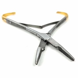 Tijeras de pesca con mosca tipo guante, 6.5 pulgadas, pinza para exteriores, herramienta de pesca dorada, removedor de anzuelos, pinzas de tijera - Product Image 3