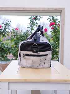 Bolsa de Viaje de Cuero Vacuno Vintage, Bolsa de Fin de Semana de Gran Capacidad, Ligera, con Cierre, Portátil, LHDB-0087 - Product Image 4