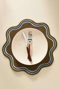 Manteles individuales Bearfit hechos a mano, bordados, 100% algodón, lona orgánica, ecológicos, estilo europeo - Product Image 4