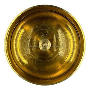 Diya Nandadeep de Latón con Diseño Superior Dorado Pulido Brillante, Diya Nandadeep de Latón Fabricada en India - Product Image 6