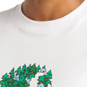 เสื้อยืดแบรนด์ส่วนตัวสำหรับผู้ชาย เนื้อผ้าฝ้าย 100% สวมใส่สบาย ทรงหลวม พิมพ์ลาย ระบายอากาศได้ดี ผลิตในประเทศปากีสถาน - Product Image 4
