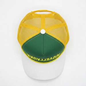 Casquette Trucker en Mousse à 5 Panneaux Personnalisée, Chapeau Snapback en Maille avec Corde, Broderie 3D en Relief, Visière Courbée, Vente en Gros de Casquettes OEM - Product Image 3