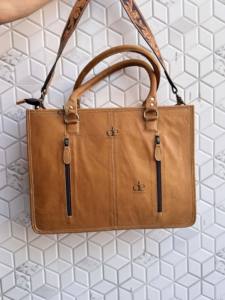 Sac fourre-tout en cuir sculpté à la main avec franges, élégant sac à main en cuir jacquard, sacs en cuir multi-usages pour femmes - Product Image 3