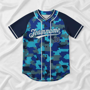 Maillot de baseball personnalisé 100% polyester USA Hommes Femmes Jeunes Broderie Haute Qualité Séchage Rapide New York Los Angeles T-shirt de softball - Product Image 4