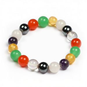 Perles Rondes en Pierres Précieuses Mélangées, Vente en Gros, Accessoires de Mode en Cristal - Product Image 2
