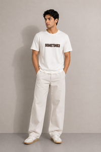 เสื้อยืดพรีเมียม 290 GSM ผ้าคอตตอนผสมเนื้อหนัก ขนาดปกติ สกรีนลายตามสั่ง สตรีทแวร์ ยูนิเซ็กส์ รับผลิตแบบ OEM ODM พร้อมส่ง - Product Image 3