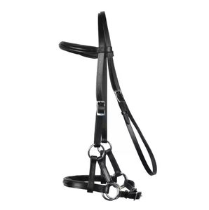 Horse Bridle and Soft Satin Nylon Rope Halter with Western Saddle Design for <b>Equestrian</b> Equipment - Product Image 6