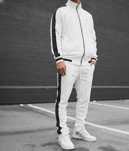 Custom Oversized <b>Jogger</b> Sweatsuits Leisure Sports Mens Velour Tracksuits With Mens Velour 2 Piece Tracksuit Full Zipper - Product Image 6