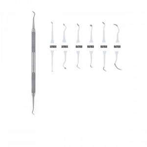 Servicio OEM ODM: Sondas y espátulas dentales con mango de diseño ergonómico Woodson, de acero inoxidable de buena calidad, de Dentavex - Product Image 5