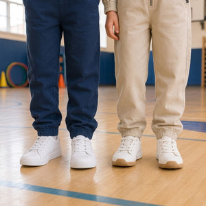 Ensemble d'uniformes scolaires en polycoton de qualité supérieure, broderie personnalisée tissée, uniforme pour élèves du primaire - Product Image 5