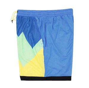 Pantalones Cortos de Baloncesto de Malla Sublimada para Hombre, Estilo Urbano, Ropa Deportiva Personalizada para Gimnasio, 100% Poliéster, Transpirable e Impermeable, ¡Gran Oferta! - Product Image 3