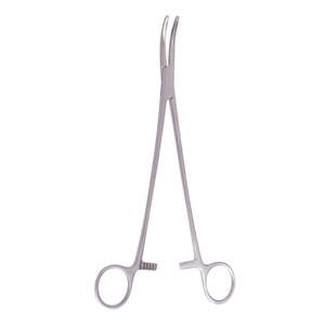 คีมหนีบหลอดเลือด Moynihan Hemostatic Forceps ขนาด 230 มม.-240 มม. แบบโค้ง ลายพิเศษ ทำจากสแตนเลสสตีล ฟันเลื่อยแนวนอนเต็มตัว สำหรับผ่าตัด - Product Image 4