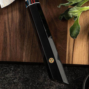 STEEL CRAFT INTERNATIONAL Premium Quality <b>Custom</b> Made DIY OEM Japanese Style Copper Damascus Steel Chef Knife Multi-Functional 1 - Product Image 4