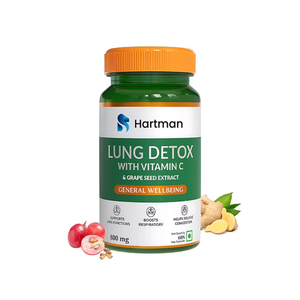 Suplemento para la Desintoxicación Pulmonar para Adultos, Vitamina C, Extracto de Semilla de Uva, Ingredientes Naturales para Apoyar la Función Pulmonar - Product Image 3