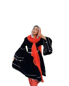 Robe kuchi vintage ethnique tribal, robe de soirée traditionnelle afghane/pakistanaise Kuchi Kochi 4000 - Product Image 1