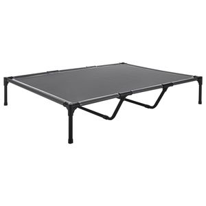 Lettino Rialzato Portatile per Cani con Telaio in Acciaio e Rete Traspirante in Teslin, per Cani di Taglia Grande, Uso Interno ed Esterno, Cuccia Premium per Animali Domestici - Product Image 1