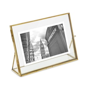 Deluxe Quality Golden Metal <b>Photo</b> <b>Frame</b> <b>Gold</b> Rectangular Tabletop <b>Photo</b> <b>Frame</b> Wedding Table Decorative <b>Photo</b> <b>Frame</b> New <b>Frame</b> - Product Image 1
