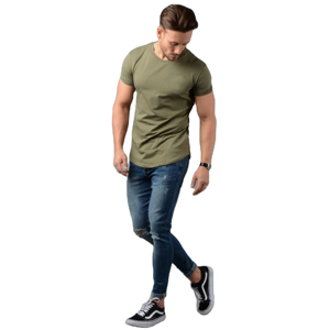 Hot Selling Workout Athletics Men <b>Tshirt</b> <b>Polyester</b> Spandex 180 Gsm Gym Fitness t Shirt Casual Sports Men's T-shirts - Product Image 4