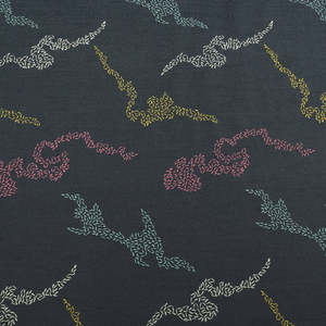 Tissu en denim brodé sur mesure avec imprimé africain pour Abaya, Kaftan, vêtements et mode OEM - Product Image 6